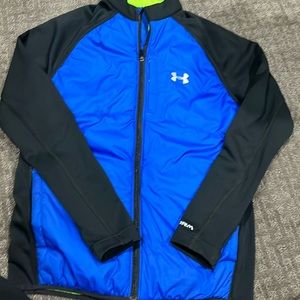 Men’s blue and black Under Armoir jacket